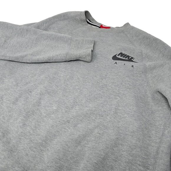 Vintage Nike Pullover Sweatshirt Size Medium Gray Cotton‎ Long Sleeve - Picture 1 of 6